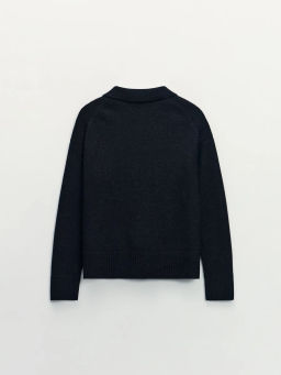 Джемпер поло с молнией / Zarina