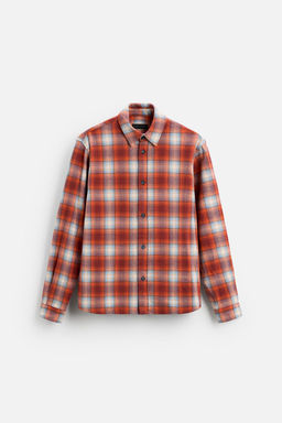CHECKED FLANNEL SHIRT - Zara фото 6