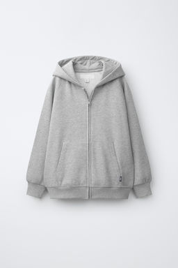 SUDADERA CREMALLERA CAPUCHA / Gris vigor?