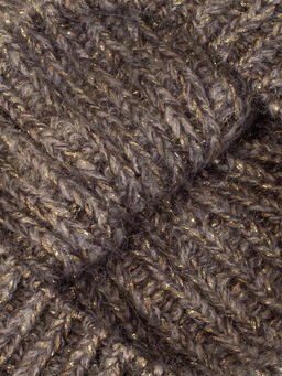 Шапка жен. мох+шерсть+виск+люр LB-BR55034 d.brown/gold - Labbra фото 4