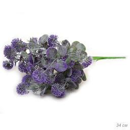 Цветок искусственный 34 см Репейник арт. NA55-31 (681110) - Полимербыт фото 2