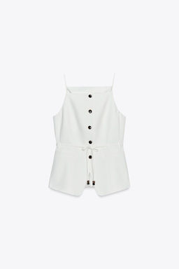 BEADED BELT WAISTCOAT - Zara фото 4