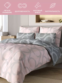 Постельное белье Солярис Семейный + 4 наволочки - Ecotex фото 3