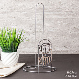 Держатель для бумажных полотенец металл Чайничек / BT-130 /уп 300/ - Галеонтрейд фото 2