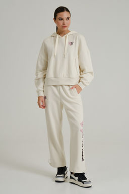 Брюки трикотажные утепленные Белый