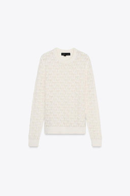 POINTELLE KNIT SWEATER - Zara фото 5