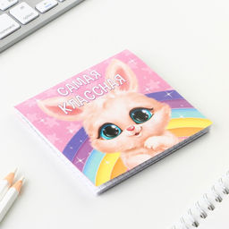 Цена за 20 шт. Блокнот 10×10 см, 16 л «8 Марта. Детский» МИКС