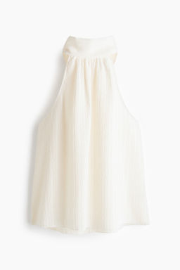 Top halter con textura