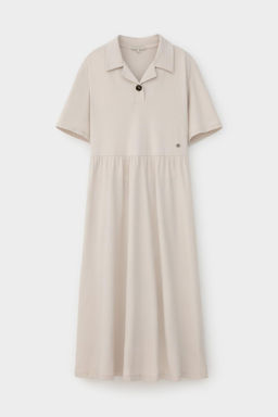 ЕВТ 5065/серо-бежевый платье жен