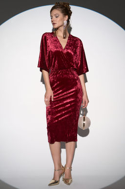 Платье Нимфа (Бордовый) - Эльза фото 7