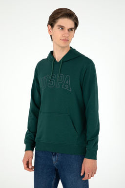 Мужской темно-зеленый базовый свитшот Неожиданная скидка в корзине - U.s. polo assn фото 3