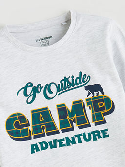 Bisiklet Yaka Erkek ?ocuk Pijama ?st