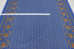 Рогожка Ализарин цв.синий, ш.1.5м, хлопок-100%, 160гр/м.кв - Купава фото 3