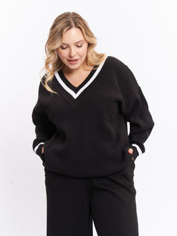 Джемпер вязаный DG39166BLK01 - Артесса фото 9