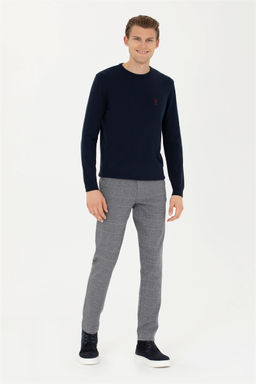 Мужские серые брюки из плотной ткани - U.s. polo assn фото 10