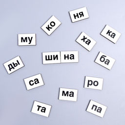 Обучающая игра Букварь и слоги - Лесная мастерская фото 6