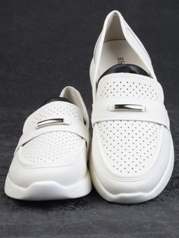 03-PDL 205-5 LT. BEIGE Полуботинки женские (натуральная кожа)