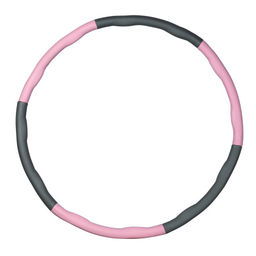 Обруч массажный Woohooo Meteor Twist / D65 cm 6 секций / розово-серый / уп 25 - Галеонтрейд фото 3
