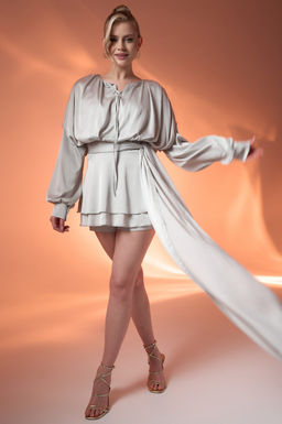 Платье Муза (жемчужный) - Эльза фото 17