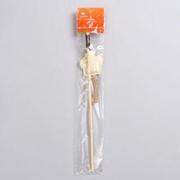 Дразнилка-удочка из эко-материалов Звезда с перьями - Пижон фото 4