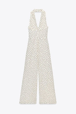 HALTER JUMPSUIT WITH POLKA DOTS - Zara фото 5