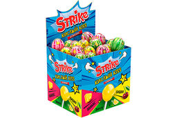 Strike, карамель на палочке Кислый kiss, 11,3 г (упаковка 50 шт)