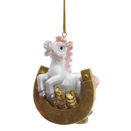 Фигурка декоративная подвесная "Лошадка", L5,5 W2,5 H7 см, 6в.
