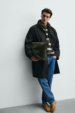 GABARDINA REGULAR FIT WATER REPELLENT / Negro - Zara фото 6