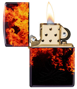 Зажигалка ZIPPO Пламя из ада | Fusion Inferno 46389  фото 3