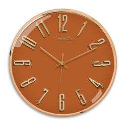 Настенные часы Mirron круглые оранжевые P3309BZO