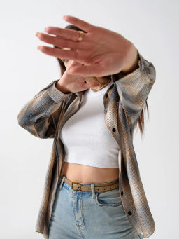 Рубашка Оптима Имидж фланель бежевая  фото 13