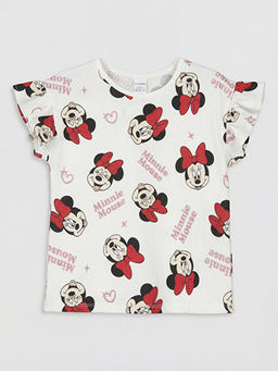 Футболка Minnie Mouse для девочек с рюшами