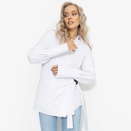 Рубашка на запах из хлопка, Переиграла всех - Charutti фото 4