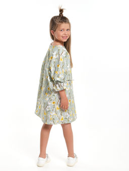 Платье нарядное хлопковое UD 7947 цветы