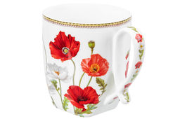 Кружка 300 мл 11*8,3*9,5 см Маки, фарфор NEW BONE CHINA - Elan gallery фото 4