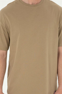 Футболка U.S. Polo Assn цвета хаки из хлопка  фото 13