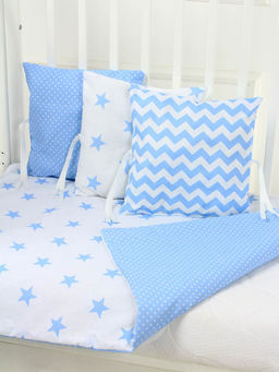 Бортики в кровать - Голубой Набор бортиков