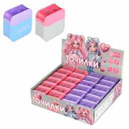 Цена за 24 шт. Точилка, арт.69640/ 24 ФЕШН ДЕВОЧКИ