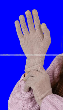 Цена за 12 пар.Перчатки женские шерстяные сенсорные арт. 7076 (5035)