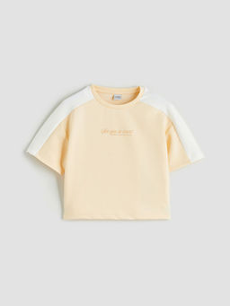 Bisiklet Yaka Soft Touch K?z ?ocuk Ti??rt ve ?ort