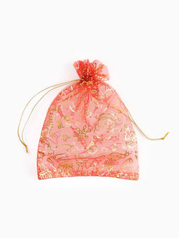 Цена за 20 шт. Мешочек подарочный органза С Новым годом!, 16?24 см