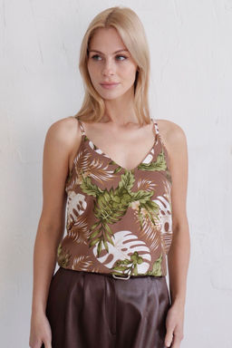 11090 Топ базовый с принтом - Martichelli фото 5