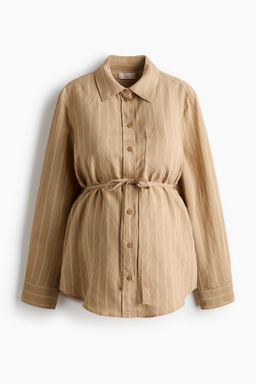 MAMA Camisa en mezcla de lino