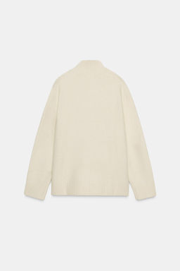 PLAIN KNIT HIGH NECK JUMPER - Zara фото 7