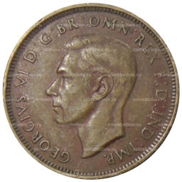 1/2 пенни 1938 года Австралия