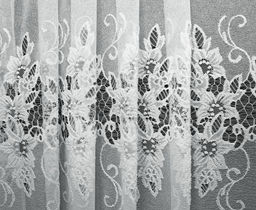 Готовые шторы арт. 214610/160, благородная белоснежная занавеска, размеры:160 см высота х 300 см ширина, на универсальной ленте - Firanka фото 4