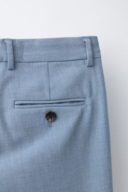 PANTAL?N TRAJE / Azul pastel - Zara фото 4