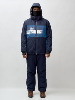 Горнолыжный костюм мужской зимний темно-синего цвета 370TS - Leifensh фото 12