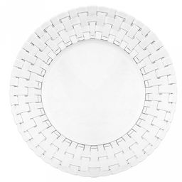 Тарелка мелкая стеклянная Ротанг д268мм, h25мм, в коробке, Дели Гласс (Deli Glass) (Китай)