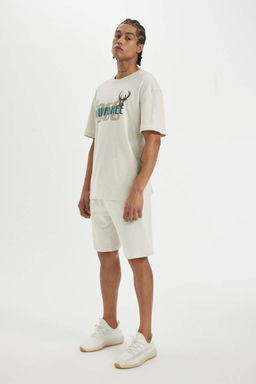 DeFactoFit Короткие шорты стандартного кроя NBA Milwaukee Bucks  фото 2